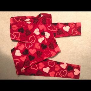 Lularoe OS Valentines Leggings